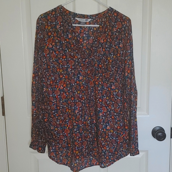 Old Navy Tops - Old Navy Floral Tunic Blouse - Large